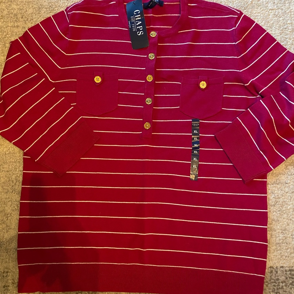 Chaps Ladies Sweater XLarge